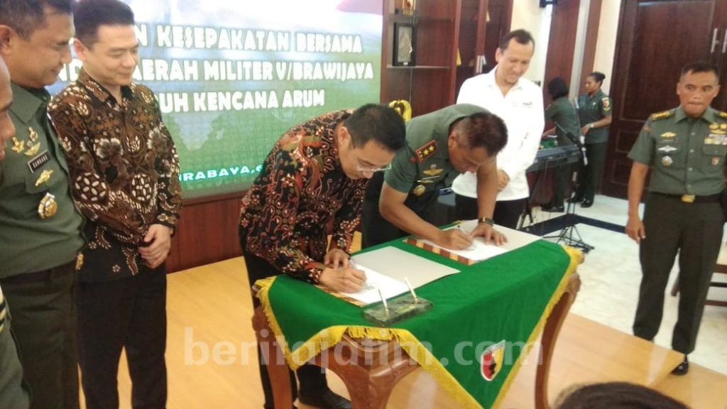 PT Kepuh Kencana Arum Berikan CSR Ke Kodam V Brawijaya