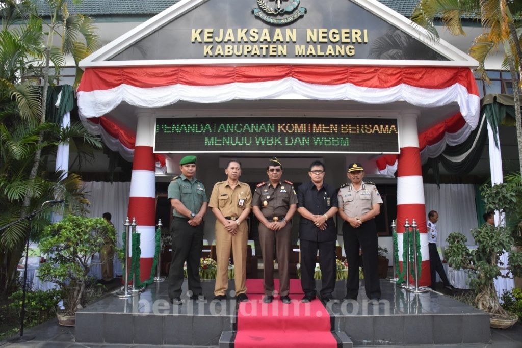 Kejari Kabupaten Malang Canangkan Zona Integritas WBK dan WBBM