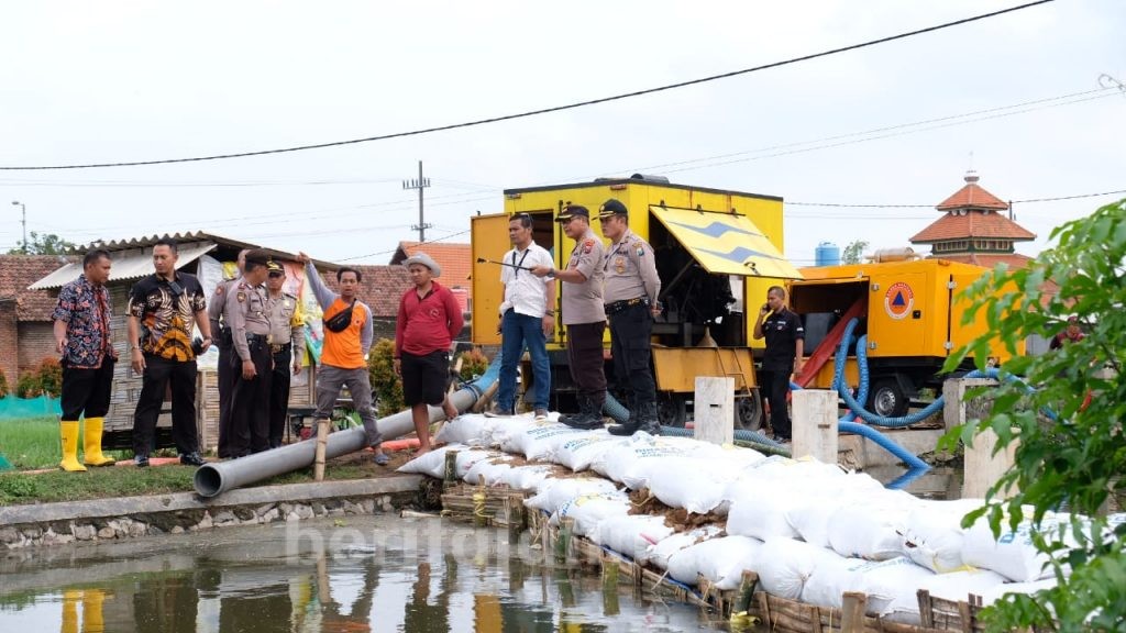 Atasi Banjir Tanggulangin, BPBD Segera Tambah dan Percepat Pengoperasian Pompa Air