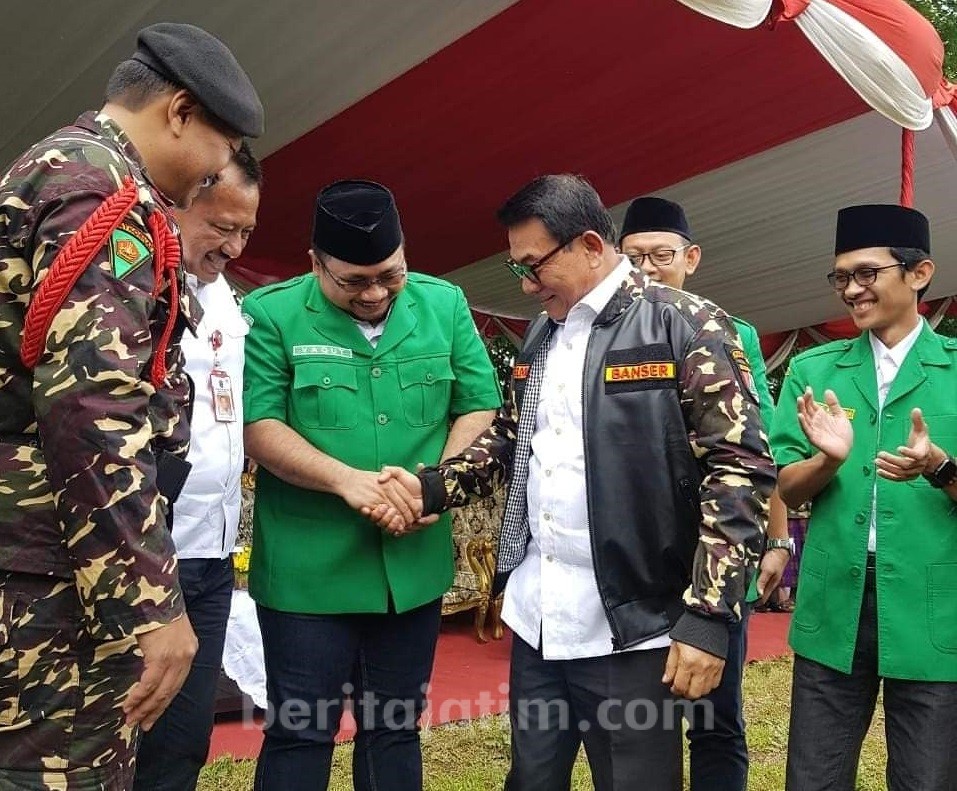 Moeldoko Sebut Banser Sangat Layak Jadi Komponen Cadangan Pertahanan