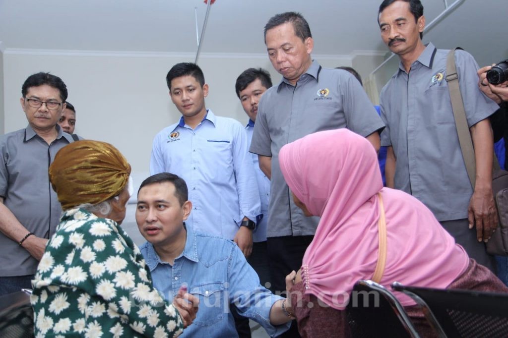 Puluhan Warga Nganjuk Ikuti Bakti Sosial Operasi Katarak Gratis HPN 2020