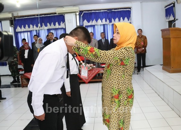 Ikuti Diklatsar, Puluhan CPNS dapat Pesan Ini dari Bupati Kediri