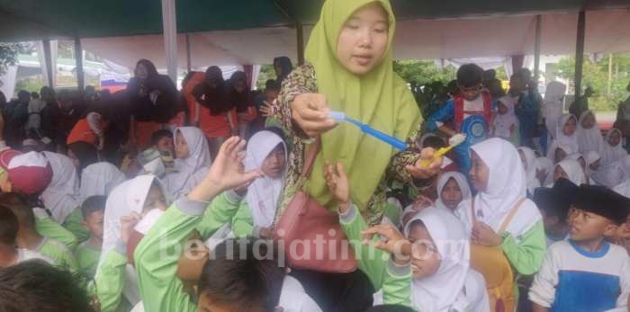 Pertamina Peduli Kesehatan Gigi dan Mulut Anak-anak Tuban