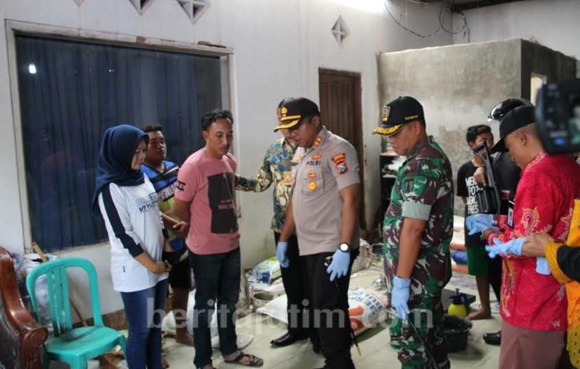 Polres Sumenep Gerebek Gudang Beras Oplosan untuk BPNT