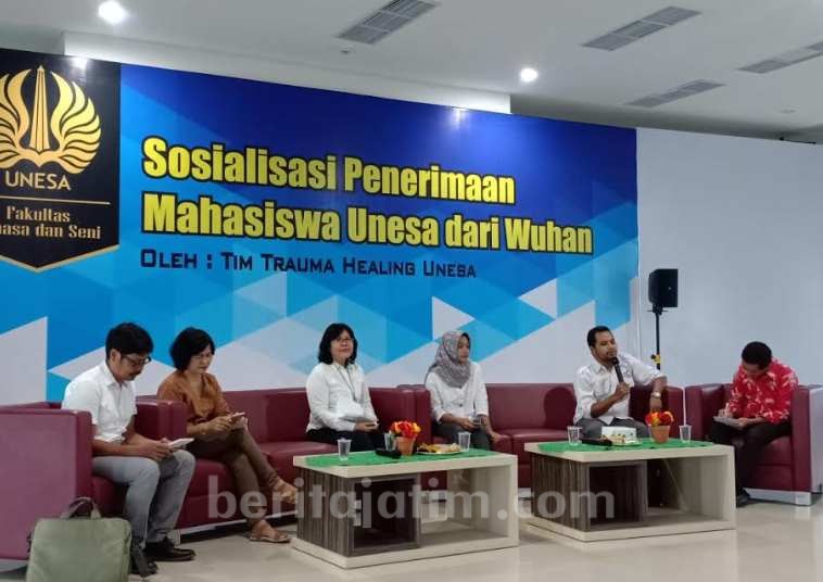 Unesa Siapkan Tim Trauma Healing untuk Kepulangan Mahasiswa dari Natuna