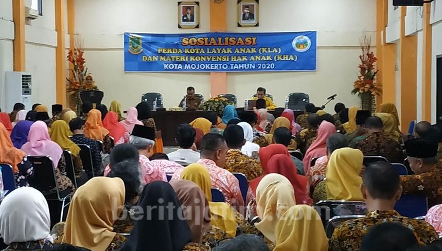 DP3AKB Kota Mojokerto Sosialisasi Perda Kota Layak Anak