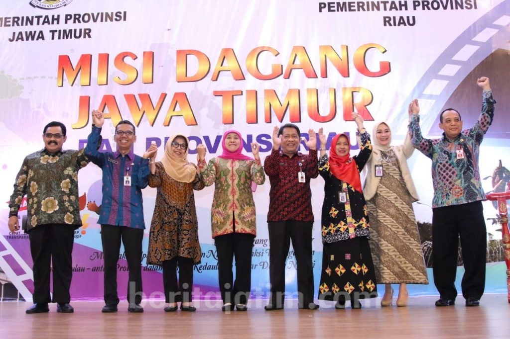 Khofifah Pimpin Misi Dagang ke Riau, Transaksi Tembus Rp 362 M