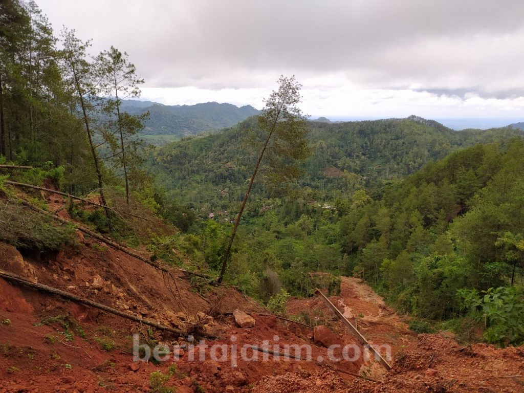 Ada Retakan Baru Pasca Longsor di Tugurejo Slahung, Pengungsi Menjadi 35 Jiwa