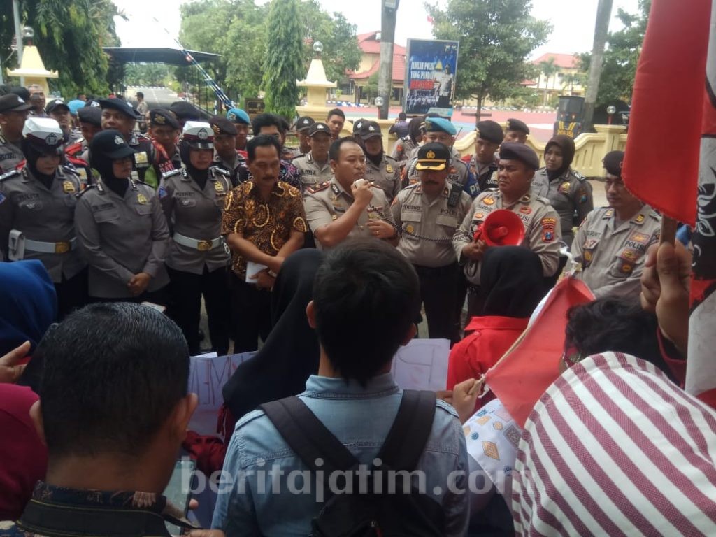 GMNI Sumenep Tuntut Polres Usut Tuntas Kasus Dugaan Beras Oplosan BPNT