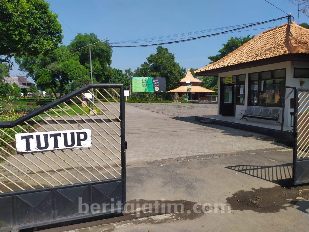 Museum Majapahit di Trowulan Mojokerto Ditutup
