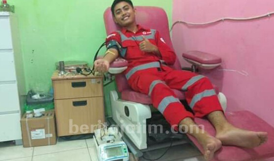 Antisipatif, KSR PMI Pamekasan Gelar Aksi Donor Darah