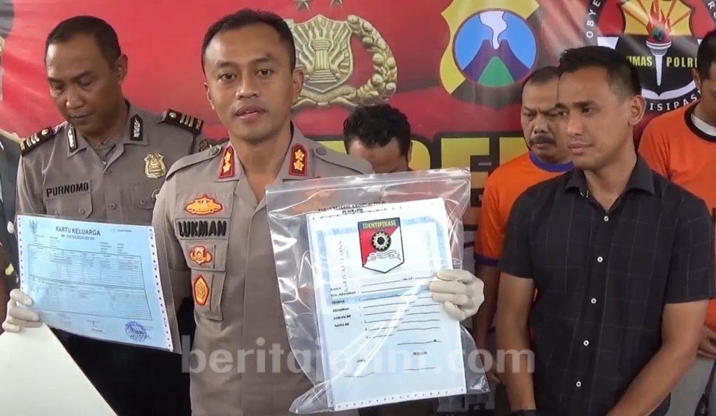 Polres Kediri Ringkus Sindikat Pemalsu Dokumen