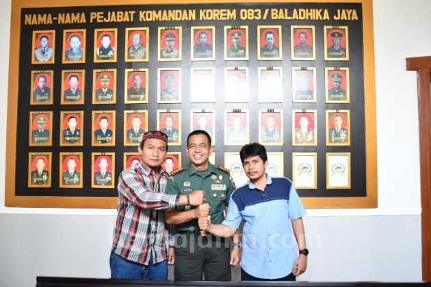Barisan Kader Gus Dur Silaturahmi ke Korem Baladhika Jaya Malang