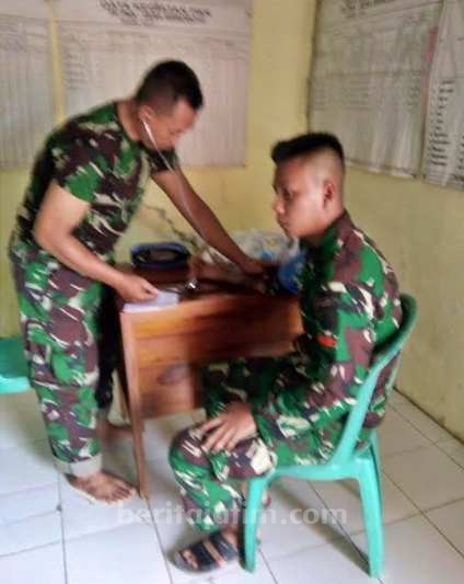 Tim Kesehatan Satgas TMMD Kodim 0817 Gresik Siaga 24 Jam