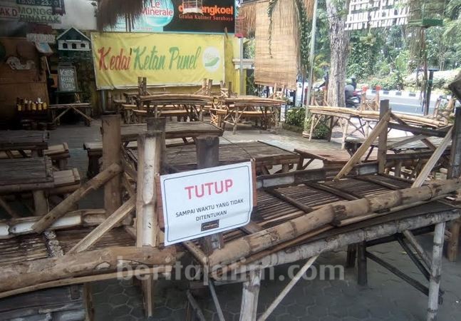 Kawasan Darmo Physical Distancing, Ini Nasib Pedagang Ketan Punel