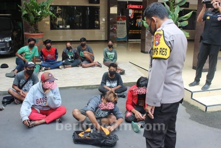 12 Anjal dan Gepeng Diamankan Polisi Lumajang