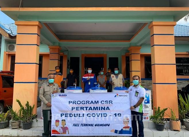 Andalkan Jejaring Distribusi, Pertamina Terus Sebarkan Bantuan CSR Lawan Covid-19