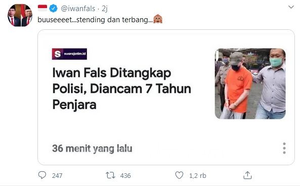 Iwan Fals Jember Ditangkap Polisi, Iwan Fals Oi Bilang “Buuseeeet”