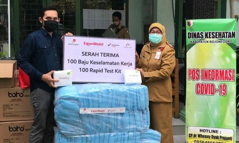 Dukung Pemerintah, EMCL Serahkan Rapid Test Kit dan Baju Keselamatan Kerja