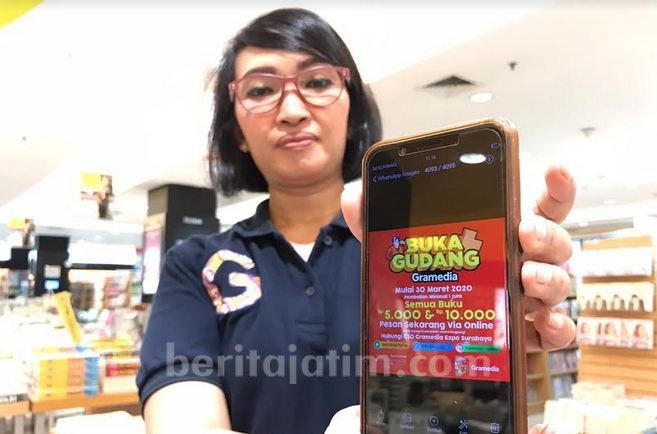Ada Corona, Penjualan Buku Via Online Meningkat 300 Persen