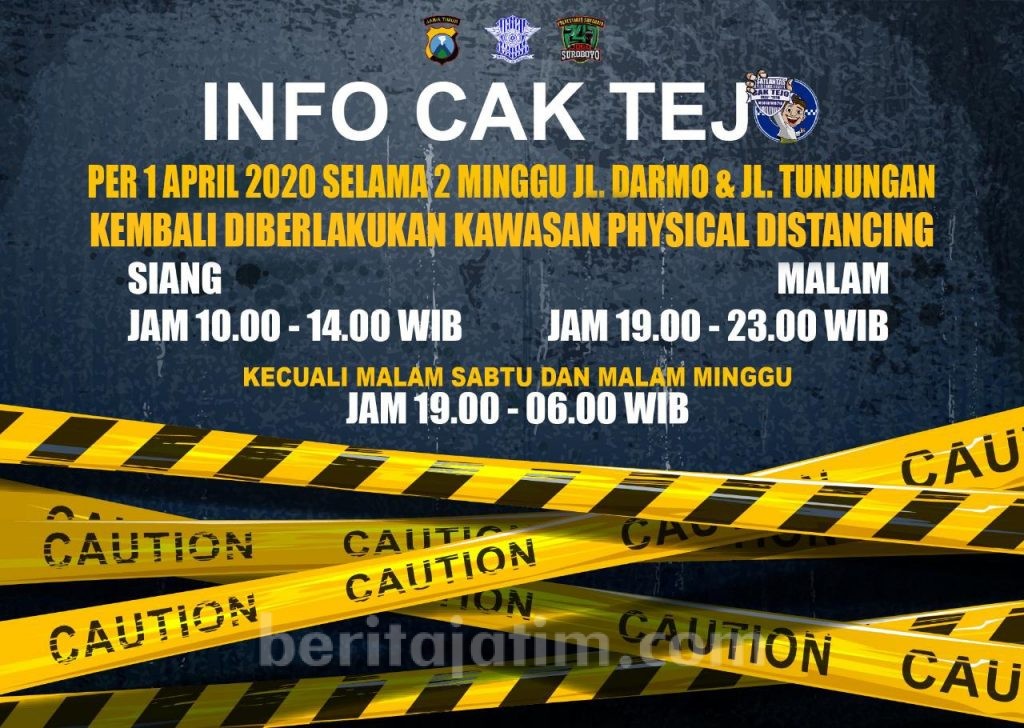 Tiap Hari, Jalan Tunjungan dan Darmo Ditutup