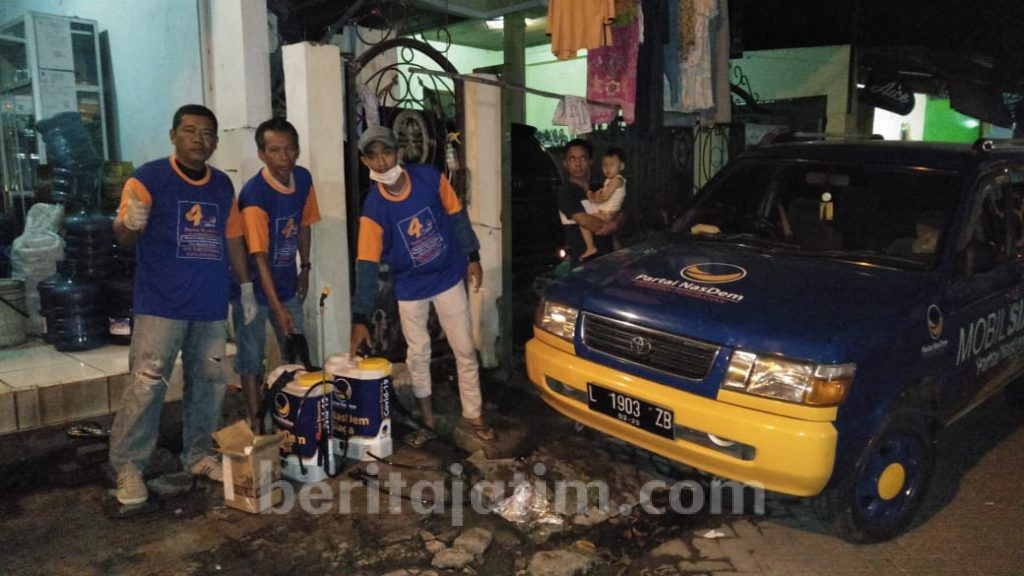 NasDem Bergerak Senyap Basmi Corona di Surabaya