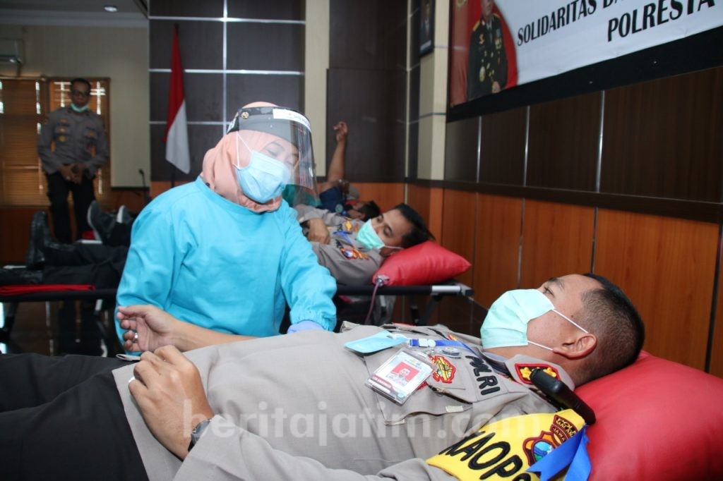PMI Kota Malang Terapkan Social Distancing Agar Warga Tetap Donor Darah