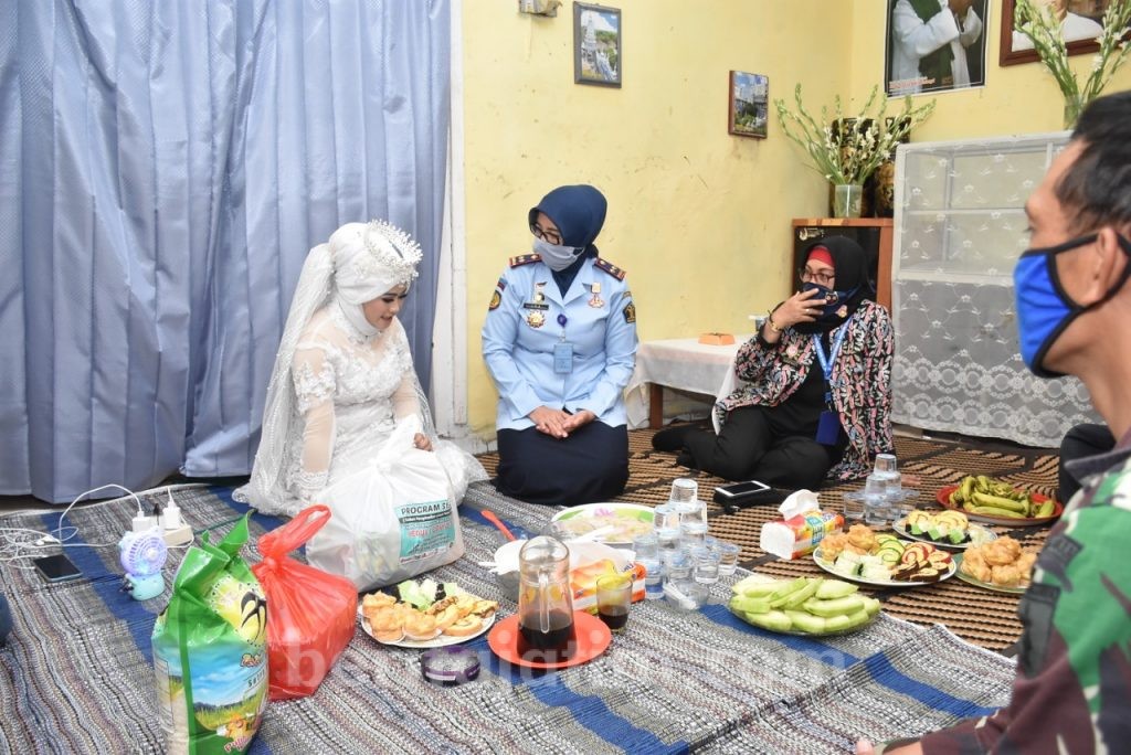 Usai Dapat Asimilasi, Eks Napi Lapas Wanita Malang Langsung Nikah