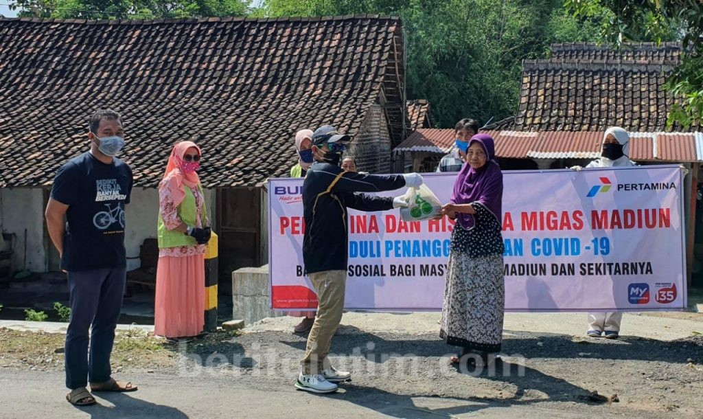 Pertamina dan Hiswana Migas Peduli Pekerja Sektor Nonformal