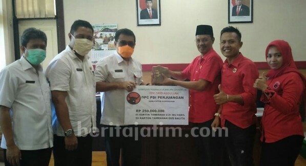 Said Abdullah dan PDIP Bantu Pemkab Pamekasan Tangani Covid-19