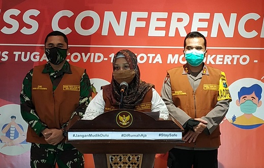 Seorang Dokter Positif Corona, Kota Mojokerto Jadi Zona Merah