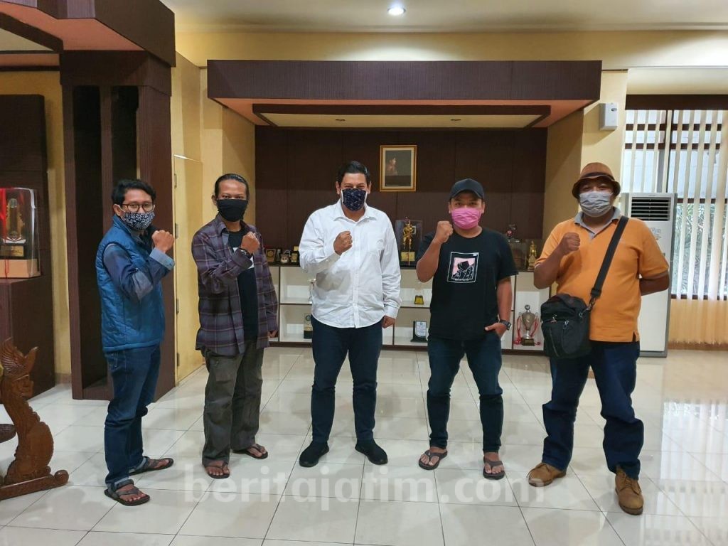 Walikota Kediri Audiensi dengan Forum Warung Kopi, Minta Izin Buka Warung Selama Puasa