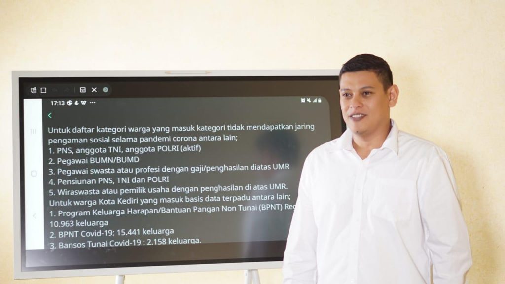 Walikota Kediri Umumkan 5 Kategori Keluarga Bukan Penerima Bansos Pandemi Corona