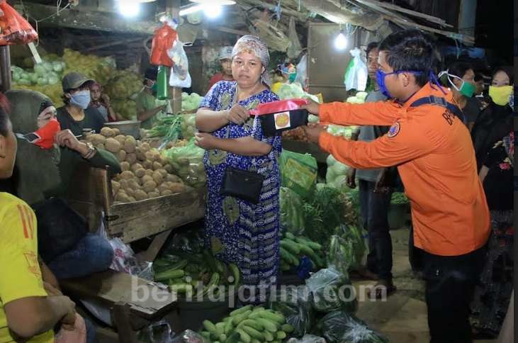 Gugus Tugas Jatim: Pasar Keputran Kurang Physical Distancing dan Mayoritas Tanpa Masker