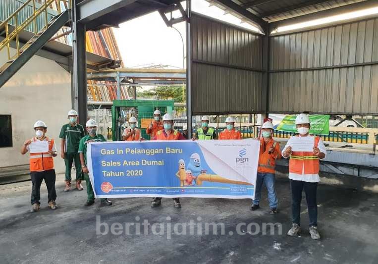 PGN Alirkan Gas ke Kawasan Industri Pelindo 1 di Wilayah Dumai