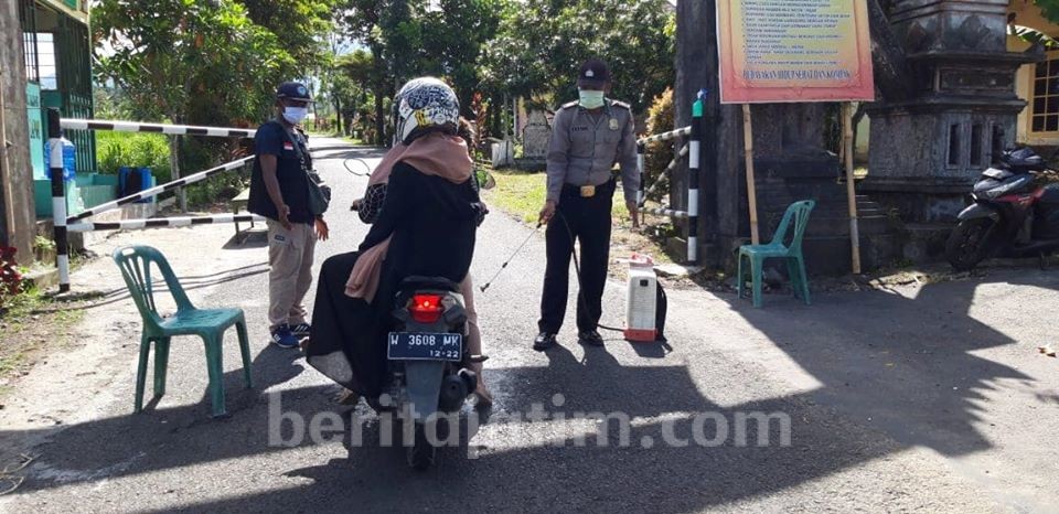 Warga Sumbermujur Tolak Pendatang Tak Pakai Masker