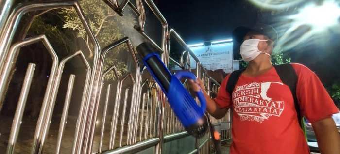 Posko-100 Produksi Hand Sanitizer Hingga Disinfektan Secara Swadaya