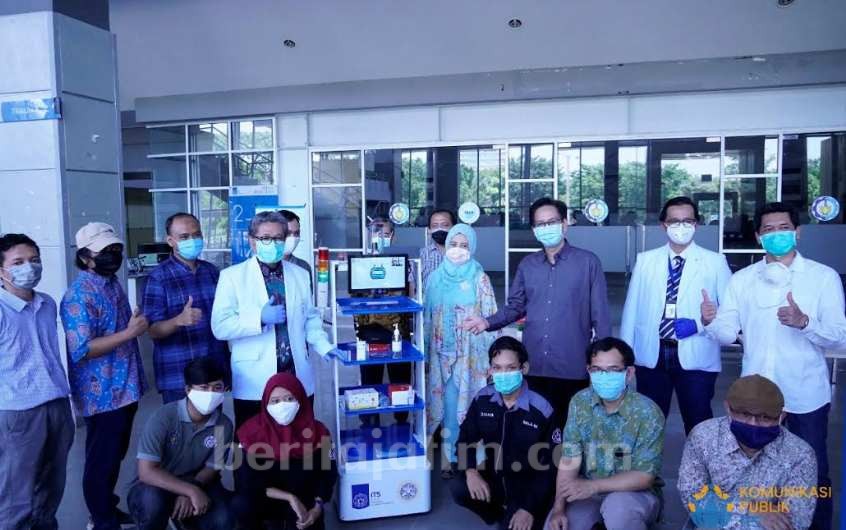 RAISA, Robot Pelayan Pasien Covid-19, Kolaborasi Unair dan ITS