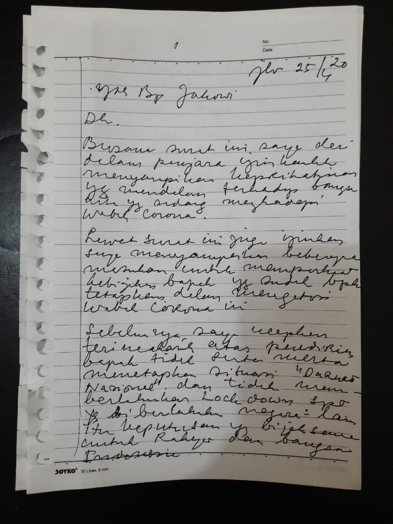Dari Penjara Siti Fadilah Tulis Surat untuk Jokowi Atasi Covid-19