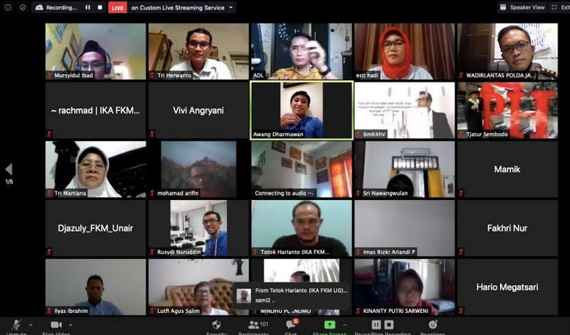 Ini Hasil Survei IKA FKM Unair tentang PSBB di Jatim