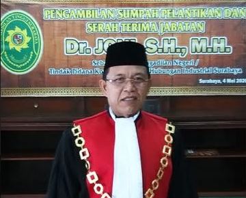 Dr Joni Resmi Jabat sebagai Ketua PN Surabaya