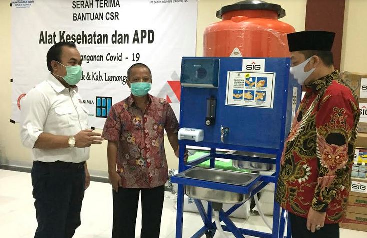 Semen Indonesia Bantu Alkes dan APD Senilai Rp 750 Juta di Gresik dan Lamongan
