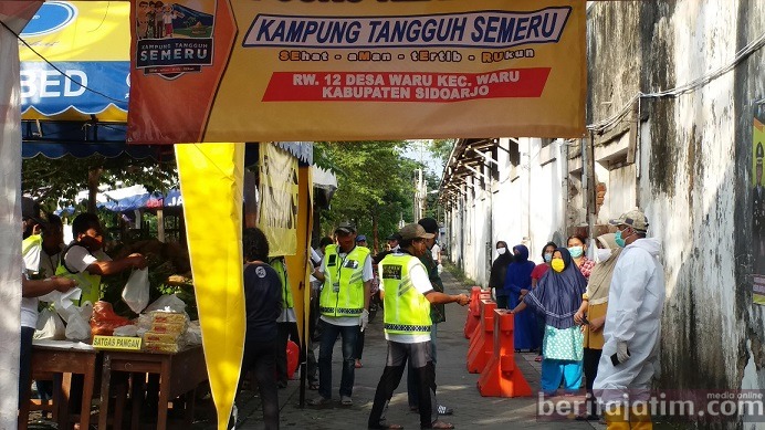 Warga Waru Sidoarjo Apresiasi Hadirnya Kampung Tangguh