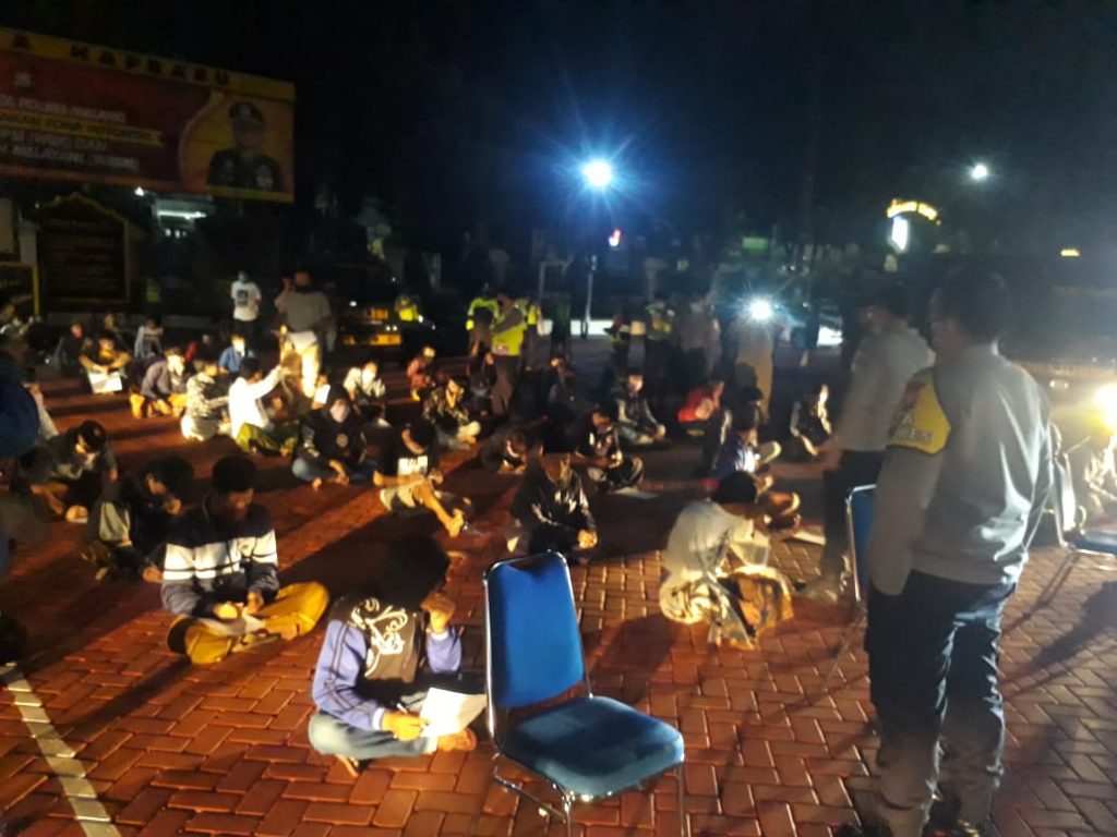 Keluyuran, 67 Warga Kabupaten Malang Diamankan Polisi