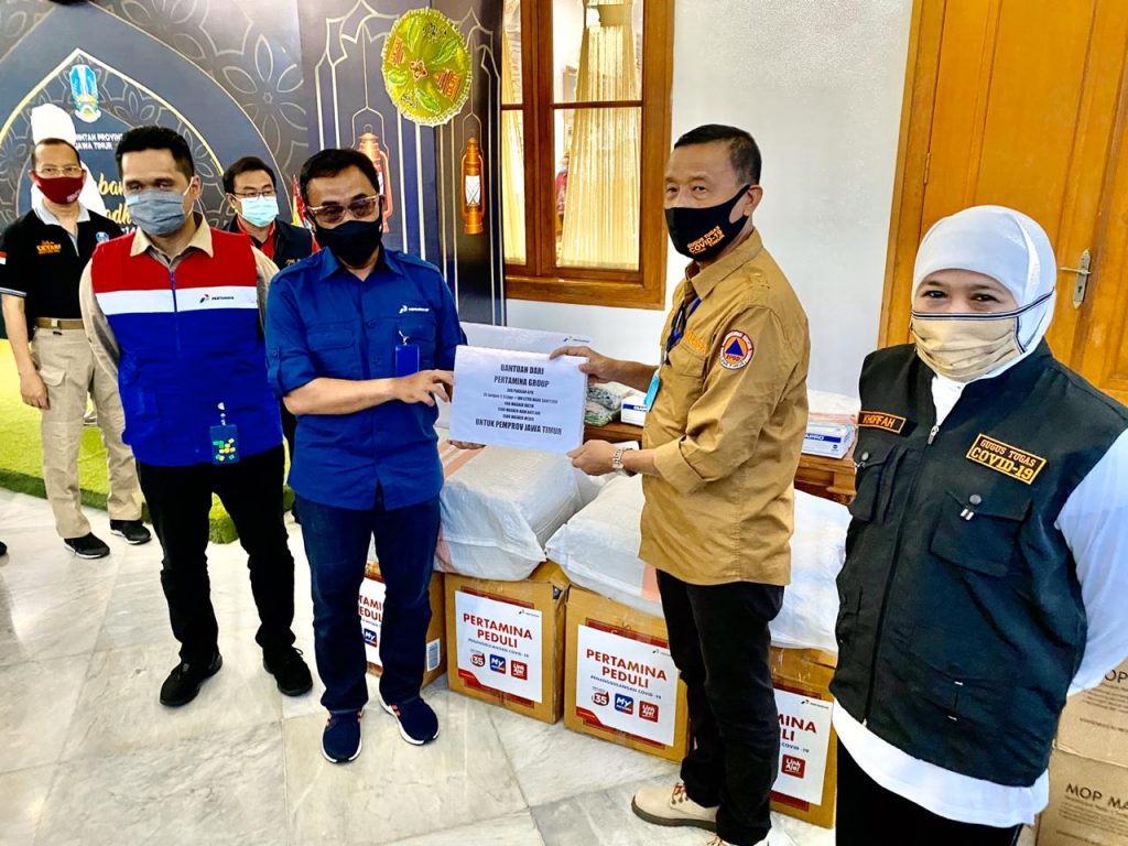 Sinergi Pertamina Group, Ambil Peran Melawan Covid-19 di Jawa Timur