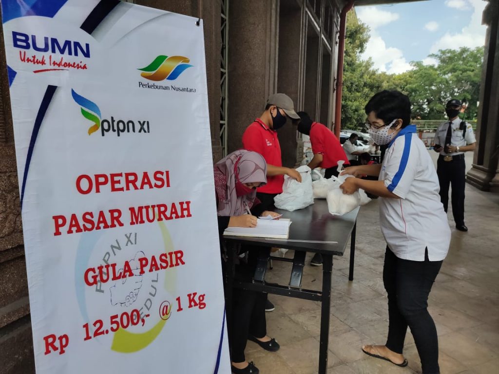 Jelang Lebaran, PTPN XI Jual Gula Murah Rp 12.500 per Kg