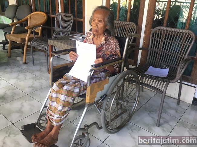 Nenek 80 tahun di Mojokerto Kembalikan BLT-DD