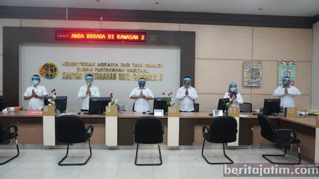 Layanan Pertanahan di Surabaya Bersiap Hadapi New Normal