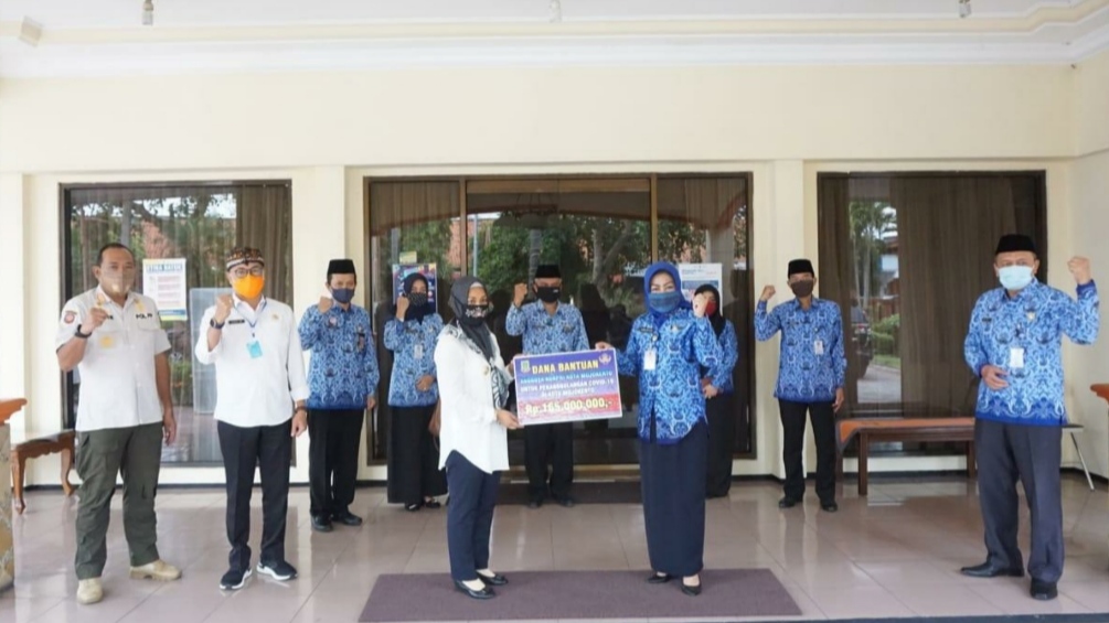Korpri Berikan Bantuan Covid-19 Senilai Rp165 Juta Kepada Gugus Tugas