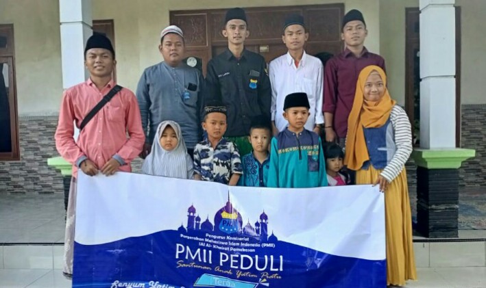 Ramadan, PMII Al-Khairat Pamekasan Santuni Anak Yatim